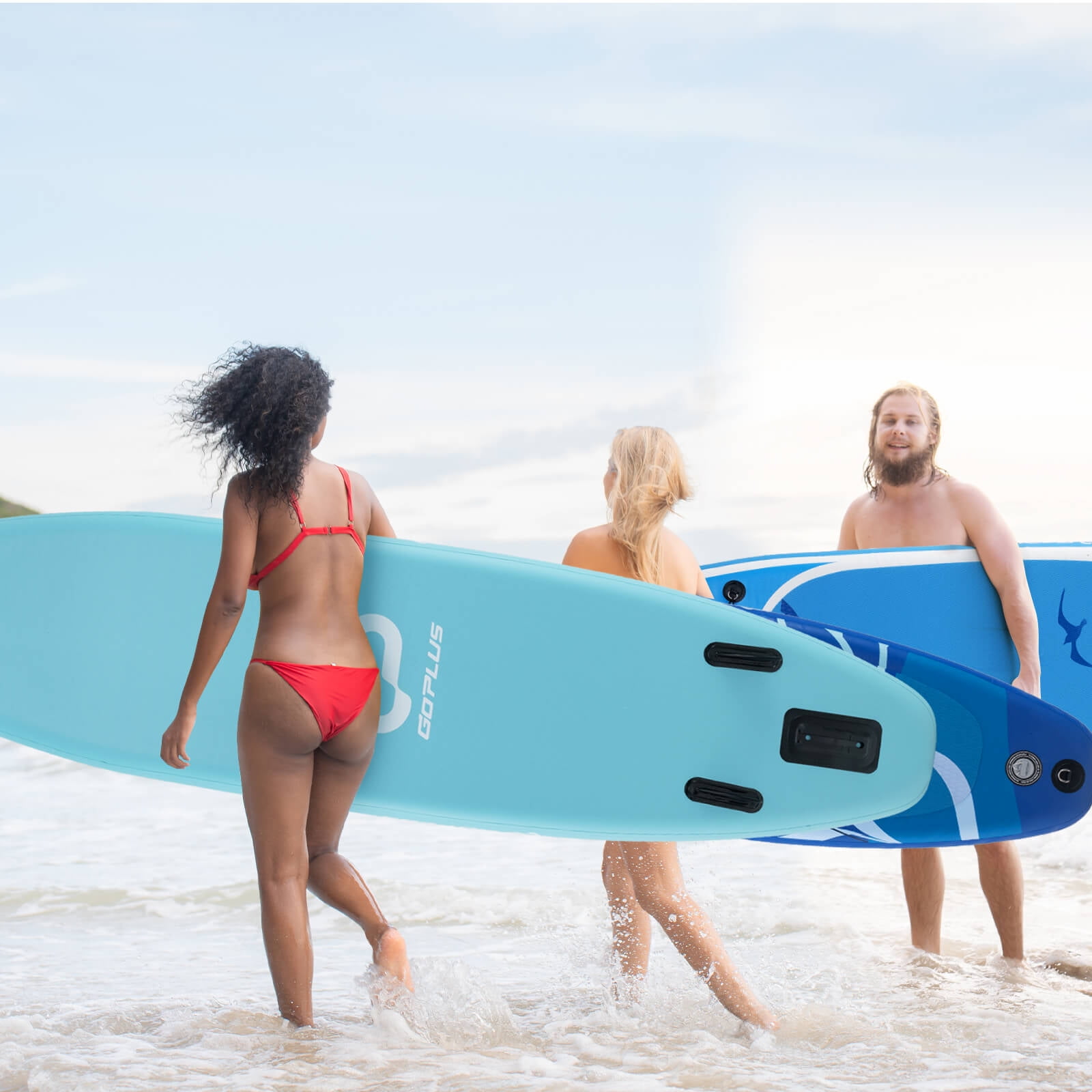 Infans Inflatable Stand Up Paddle Board w/ Premium SUP Accessories Including Paddle