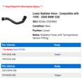 thumbnail image 2 of Lower Radiator Hose - Compatible with 1998 - 2000 BMW 528i 1999, 2 of 2