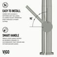thumbnail image 4 of Vigo Vg02029s Greenwich 1.8 GPM 18" H Single Handle Single Hole Pull Down Kitchen Faucet -, 4 of 15