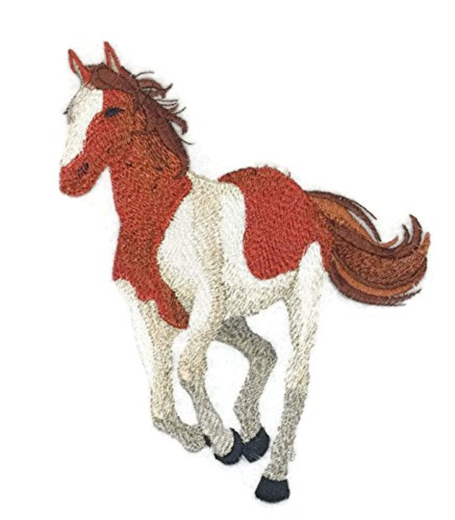 BeyondVision Custom and Unique Spirit of Stallions [American Paint Horse ] [Custom and Unique] Embroidered Iron on/Sew patch [6.8" 5.2"]