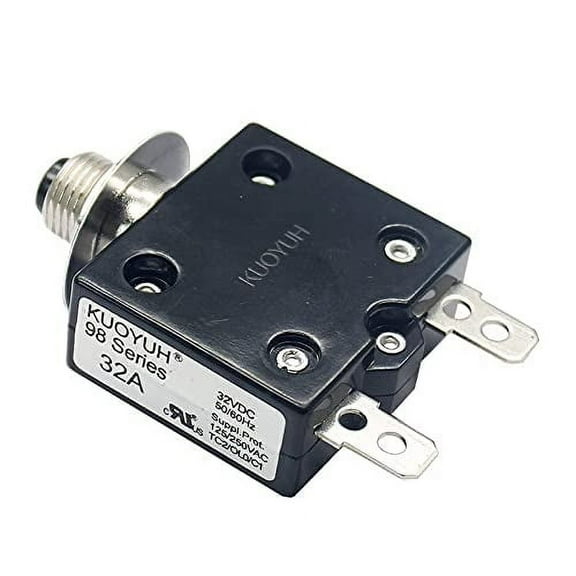 KUOYUH Circuit Breaker 98 series 32VDC 125/250VAC 50/60Hz (1pc 32A)