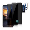 thumbnail image 1 of ccwmincc [2+2 for [Samsung Galaxy S23 Plus] Tempered Glass Privacy Screen Protector 6.6 Inch with Camera Lens Protector Tempered Glass, [Fingerprint Unlock], Anti Scratch, Anti Spy, Case Friendly, 1 of 1