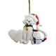 thumbnail image 1 of LUVCLS Adorno navideño con forma de gato y animales para colgar en la pared, 1 of 7