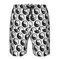 thumbnail image 3 of Fuzoiu Yin Yang Print Men's Beach Shorts,Men's Swim Trunks,Quick Dry Board Shorts with Pockets,Men's Bathing Suits for Surfing, Running, and Casual Wear-Medium, 3 of 6