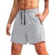 thumbnail image 1 of Pantalones cortos para correr Pudolla para hombre, entrenamiento atlético, con bolsillos, 1 of 7