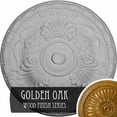thumbnail image 3 of 15 3/4"OD x 5/8"P Amelia Ceiling Medallion (Fits Canopies up to 4 1/8"), Hand-Painted Golden Oak, 3 of 5