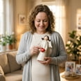 thumbnail image 7 of Angel Figurine with Heart for Mom - Mother's Day Home Decor Statue, 1Pc Dog Paw Grinding Board Included - Ideal Gift for Mother's Day, Home Decoration, Daily Use, 7 of 7