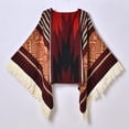 thumbnail image 6 of Women Shawl Casual Wrap Ethnic Warm Blanket for Office Outdoor Wedding, 6 of 19