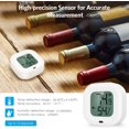 thumbnail image 3 of Termómetro higrómetro Bluetooth, sensor inalámbrico con función de notificación de alarma y exportación de datos a través de la aplicación para iOS Android, 【2 piezas】 TUNC Sencillez, 3 of 5