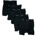 thumbnail image 3 of Hanes Mens 5-Pack Tagless Boxer Brief with Comfort Flex Waistband Small Black, 3 of 3
