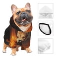 thumbnail image 3 of Balery Cool Fire Lion Sudadera con Capucha para Perros Pequeños – Ropa para Mascotas, Disfraz para Perros y Gatos, Ideal para Fiestas y Cosplay-Medium, 3 of 7
