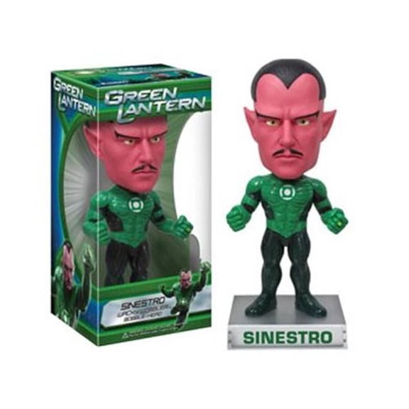 Collectible Green Lantern Wacky Wobbler 2011 Movie Sinestro Bobble Head