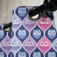 thumbnail image 2 of Ambesonne Animal Grommet Curtain Single Panel, Vertical Sleeping Owls, 50"x60", Pink Purple Blue, 2 of 5