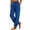 Navy, variant on Yotami Womens Cable Knit Plush Jogger Pants Winter Warm Fleece Lounge Pants, Elastic Waist Pajama Pants Beige S