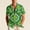 Green J, variant on SGFCWSX Men's St. Patrick's Day Short Sleeve Shirt Celtic Knot Shamrock Print Button Down Party Shirt Green Size XL