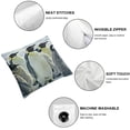 thumbnail image 6 of BANET Pillow Cases Set of 2 Emperor Penguin and Child Satin Pillowcase for Hair and Skin Pillowcase 22x22in, 6 of 7