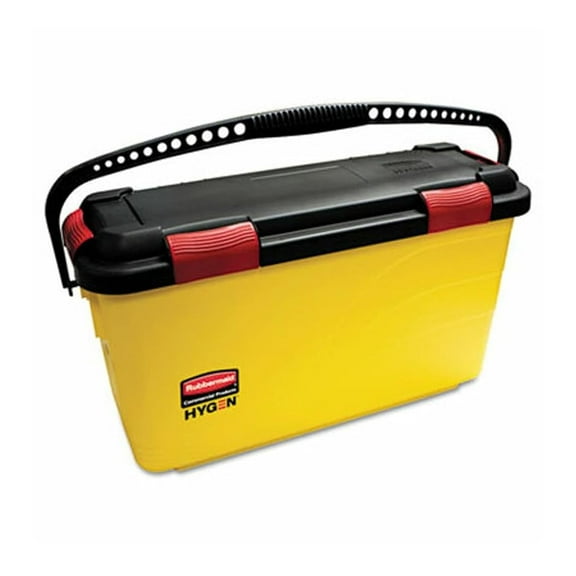 Rubbermaid174; HYGEN 6-4/5 Gallon Charging Bucket, Yellow - RCPQ95088YW