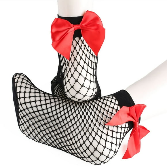 Socks Women Ruffle Fishnet Ankle High Socks Mesh Lace Fish Net Short Socks Sports Socks