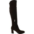 thumbnail image 2 of MARC FISHER Womens Brown Goring Padded Luley Pointed Toe Block Heel Zip-Up Dress Boots 6 M, 2 of 3