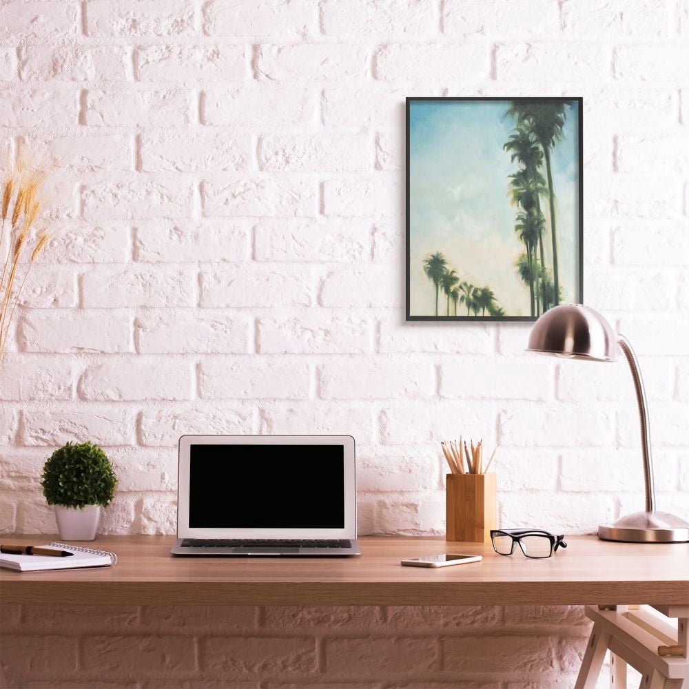 Stupell Industries Soft Tropical Palm Trees in a Row Designed by Third and Wall