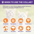 thumbnail image 4 of 4 PCS Calming Cats Collar Adjustable Cat Calm Collar Lavender Scent Relaxing Cat Collar for Small, Medium and Large Cats, Reduce Stress Aggression Anxious, up to 15 Inches, Purple, 4 of 7