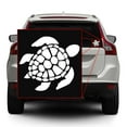 thumbnail image 2 of Sea Turtle Vinyl Transfer Decal Sticker for Laptop/Car/Truck/Window/Bumper (Matte White, 3in x 2.7in), 2 of 4