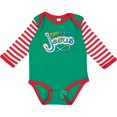 thumbnail image 3 of Inktastic Hooked on Jesus Christian Boys or Girls Long Sleeve Baby Bodysuit, 3 of 5
