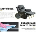 thumbnail image 2 of PonLiving 36'' Wide Manual Standard Recliner Chair,Black, 2 of 3