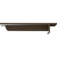 thumbnail image 4 of Ekena Millwork 3"W x 12"D x 2"H Heaton Hidden Support Steel Bracket w/ 8" Support Depth, Hammered Brown, 4 of 11