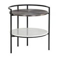 thumbnail image 3 of Sunpan Brighton 20.25" Contemporary Metal Nightstand in Brown, 3 of 4