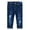 DeepBlue-2328, variant on KIDSCOOL SPACE Baby Girl Boy Jeans,Little Kid Elastic Band Inside Ripped Denim Pants,Light Blue,18-24 Months
