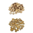 thumbnail image 1 of 150 Piezas 2-4 Cm Pino Natural Mezclado Perfecl Rebanadas de madera, 1 of 8