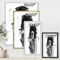 thumbnail image 4 of Designart 'Black and White Portrait of African American Woman V' Modern Framed Canvas Wall Art Print, 4 of 5