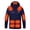 12-Orange, variant on Fashion Women's Fringe Faux Suede Leather Jackets Long Sleeve Tassel Motorcycle Cropped Coats Orange