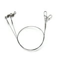 thumbnail image 7 of BIBABLYKE 2Pcs Fishing Line Wire Leader Line with Swivels and Snap Wire Fishing Wire Leader 30cm/35cm Heavy Duty Leaders, 7 of 7