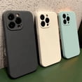 thumbnail image 3 of Phone Case Luxury Original Liquid Silicone For Iphone 11 12 13 14 15 Pro Max Soft Bumper Cases Cover, 3 of 16
