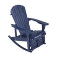thumbnail image 2 of Zero Gravity Collection Adirondack Rocking Chair Navy Blue, 2 of 5