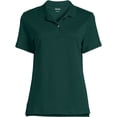 thumbnail image 3 of Lands' End Women's Short Sleeve Feminine Fit Interlock Polo Shirt, 3 of 3