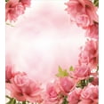 thumbnail image 3 of Ambesonne Valentine Duvet Cover Set, Romantic Roses Bridal, 2-Calking, Pink Coral Green, 3 of 3
