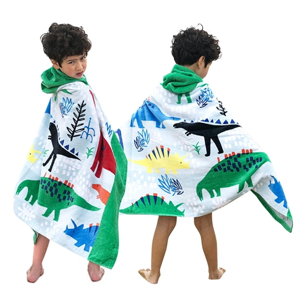 Toalla de baño Bavilk Kids con capucha para playa y piscina, 100% algodón