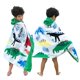 thumbnail image 1 of Toalla de baño Bavilk Kids con capucha para playa y piscina, 100% algodón, 1 of 4
