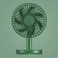 thumbnail image 1 of Mini ventilador portátil de escritorio con cabezal de vibración automático, pequeño, grande, con carga por viento, de gran capacidad, portátil, USB, 1 of 1