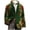 Green, variant on Birdeem Men's Dress Coat, Corduroy Party Coat, Ceremonial Pocket Button Design, Coats for Men
