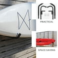 thumbnail image 3 of OULII 2 Ensembles Cintres de Rangement pour Kayak Noirs Robustes Support Mural avec Mousse de Protection pour Canots, 3 of 8