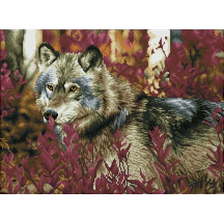 UPC: 4895225918072 | DIAMOND DOTZ® Autumn Wolf Diamond Painting Kit