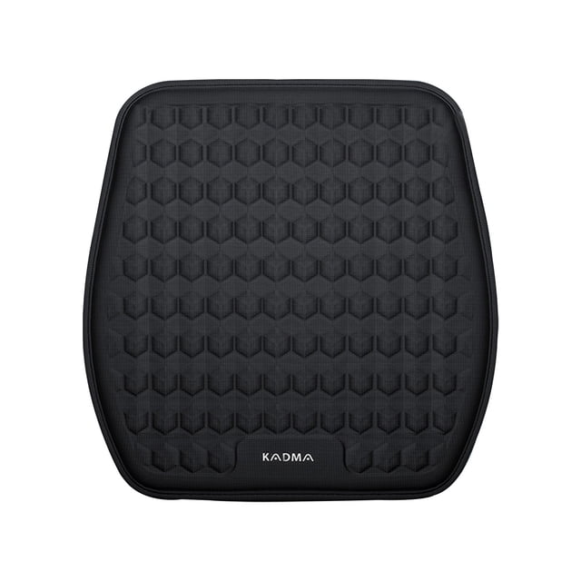 Cojín para asiento de coche,alfombrilla de seda helada transpirable y ventilada,respaldo para conducir en verano,base de gel antideslizante,cojín para coche para viajes largos,desplazamientos