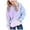 E#03-Sky Blue, variant on OYXSER Kids Girls Ombre Print Hooded Sweatshirt Long Sleeve Pullover Top with Front Pocket Casual Outdoor Wear, Hot Pink 5-6Y