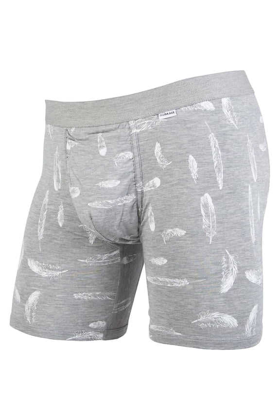 Men's Weekday Boxer Brief (Heather Feather, X-Small)