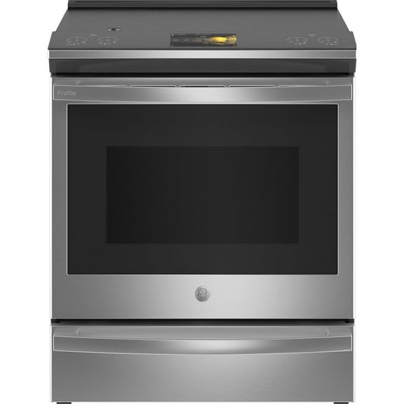 GE Profile™ Cuisinière Intelligente à Induction de 30 Pouces avec Caméra Intégrée au Four en Acier Inoxydable - PHS93XYPFS