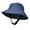 Navy, variant on SikaFu Summer Men Women Bucket Hat Breathable Shade Waterproof Surfing Seaside Sun Hat Quick-drying Windbreak Outdoor Riding Beach Cap